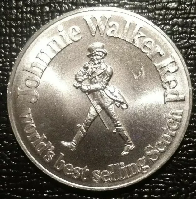 1970 Johnnie Walker Red Scotch Baltimore Colts Schedule Medal Coin Token Ravens