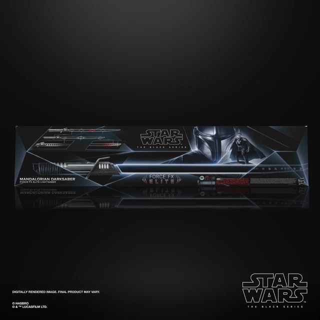Star Wars Mandalorian Force Fx Elite Darksaber Lightsaber,  The Black Series
