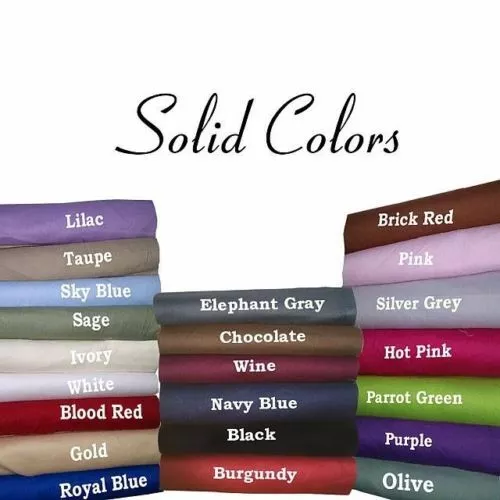 Amazing Bedding Duvet Collection 1000TC Egyptian Cotton Super King Solid Colors