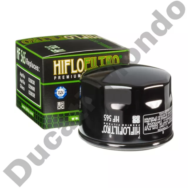 HF565 Oil filter Aprilia Caponard Dosoduro Mana Shiver Moto Guzzi Hiflo Filtro