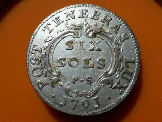 Suisse - Magnifique 6 Sols - 1791 - Tres Rare Qualite Sup+/Spl !