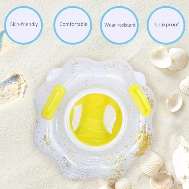 Toddler Swim Ring Swimming Ring Portable Flower Shaped Waterproof Air Anti