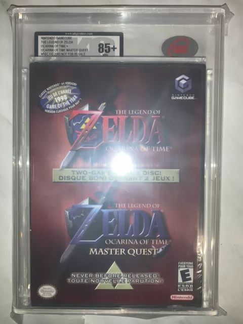 Zelda Ocarina Of Time Master Quest Nintendo Gamecube Sealed Ukg 85+ Nm+ Vga Wata