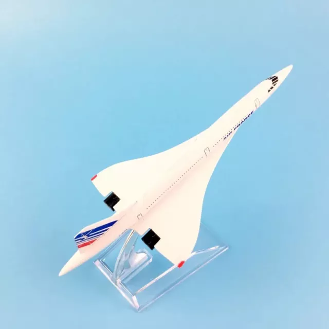 Maquette Concorde Air France 50 Cm – Échelle 1:125, Lumières Commande Vocale, Train Atterrissage – Déco Aviation