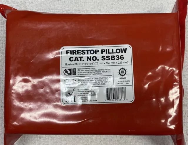 STI SpecSeal Firestop Pillow 3" x 6" x 9" (SSB36) !!!!!FREE SHIPPING!!!!!