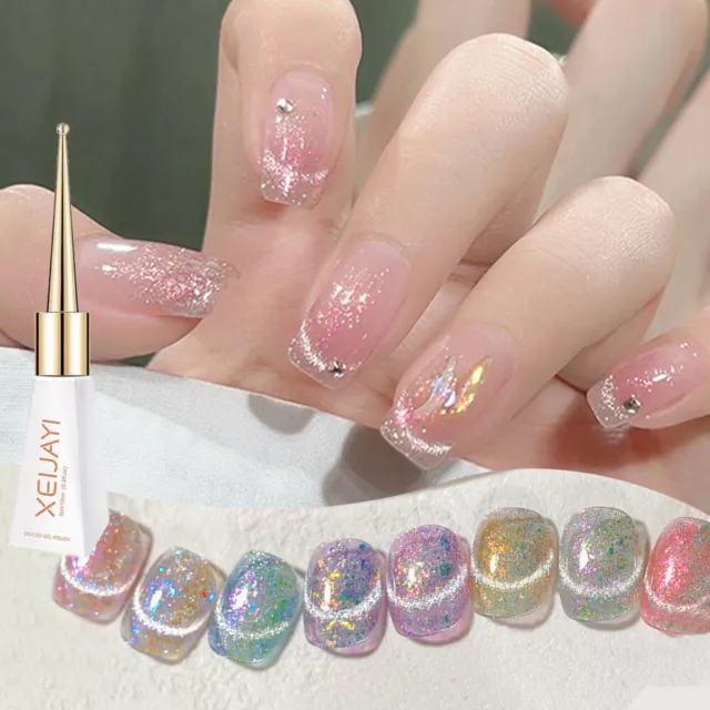 Vernis À Ongles Magnétique Aurora Crystal Cat Eye Gel Vernis À Ongles #