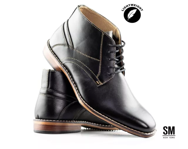 SM NEW YORK Men s Talent Chelsea Boot Black NWT Retail 60