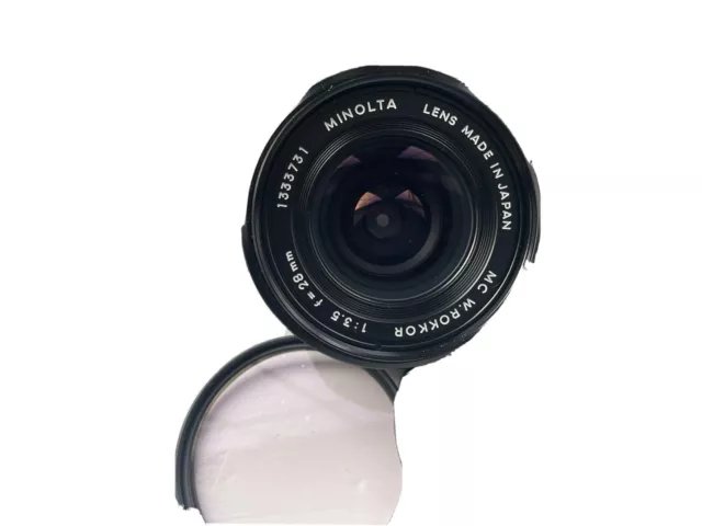 Minolta MC W Rokkor SG 28 mm f3,5 Weitwinkel Objektiv für MC/MD Halterung - TOP