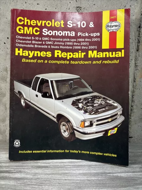 Haynes Pick Ups Chevy S-10 GMC Sonoma BLAZER GMC JIMMY Repair Manual 24071