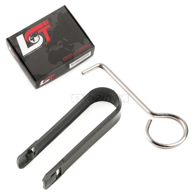 Gancio Sospensione Lungo Acciaio Inox Pinze Coprimozzo Tappi a Vite Ruota per