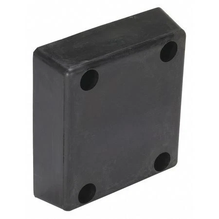 Vestil B-1213-4 Molded,Rubber Bumper,4 X 12 X 13