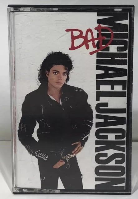 MICHAEL JACKSON--BAD **CASSETTE** VGC Bad Make Me Feel Smooth Criminal Free Ship