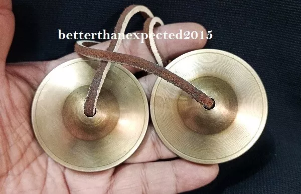 Best Hand Crafted High Quality Tibetan Buddhist Tingsha Cymbals Bell Nepal