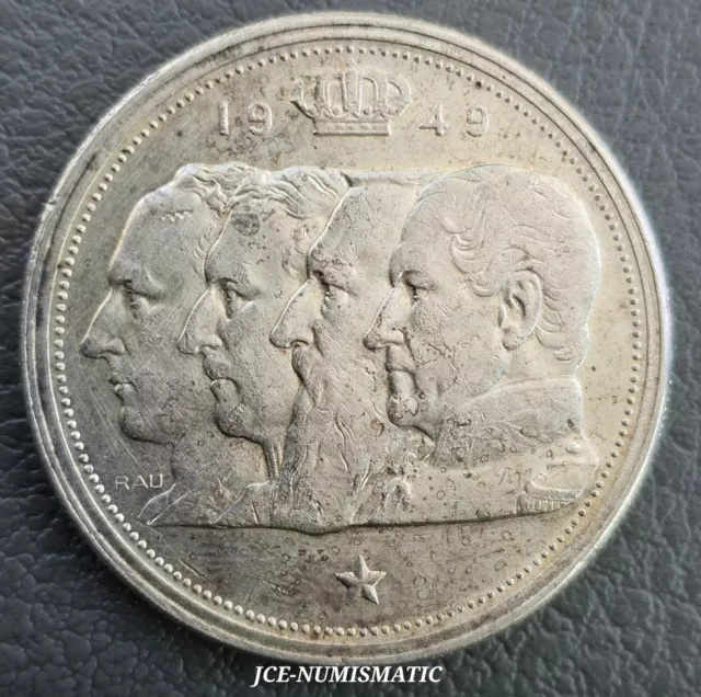 1949 - 100 Francs Belgium Coin - Silver 0.835 -  Rare!! - low mintage - NICE!!