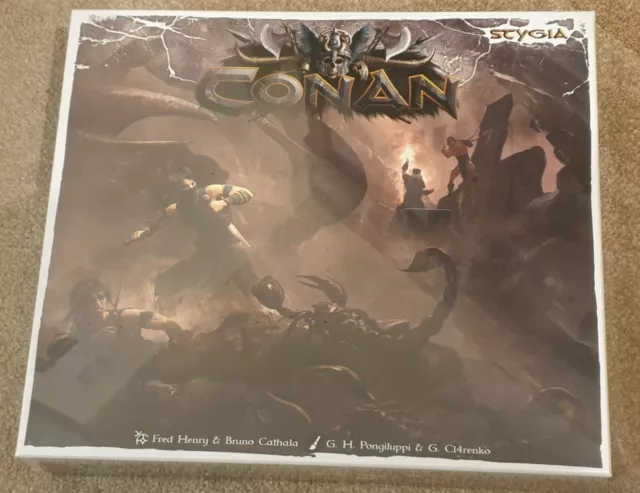 Conan Board Game STYGIA Expansion | Monolith Kickstarter ** NEW & COMPLETE