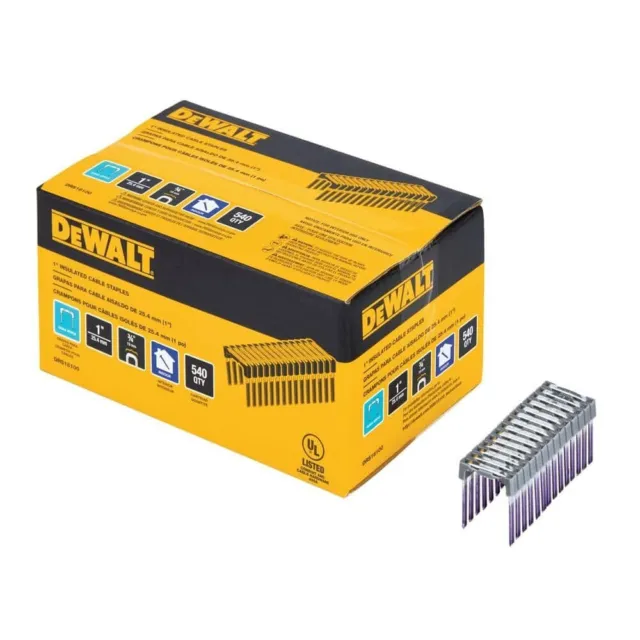 DEWALT Insulated 1 in. Electrical Staples (540 pieces)