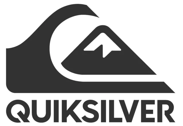 Quicksilver logo Vinyl / Decal  multi size, colour choices, Surf, Skate, Ski,