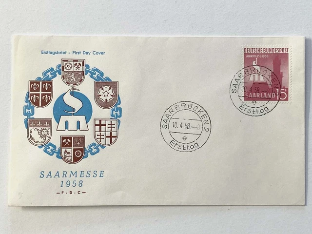 Saarland Nr. 435 auf Ersttagsbrief / FDC  #129130