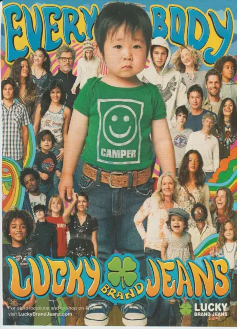 Lucky Brand Jeans Clothing 2000 Print Advertisement Ad