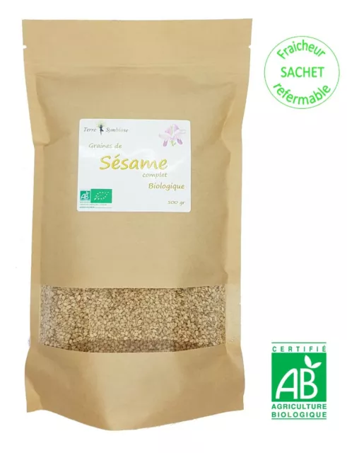 Graines de SÉSAME Complet bio - 500g -  Biologique