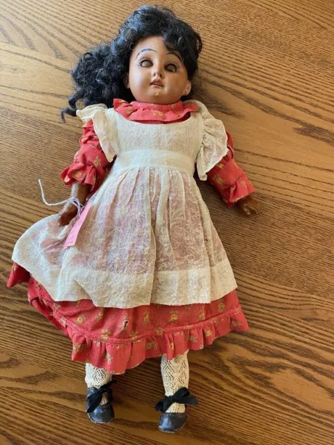 Armand Marseille A&M Black German Bisque Antique Doll All Original