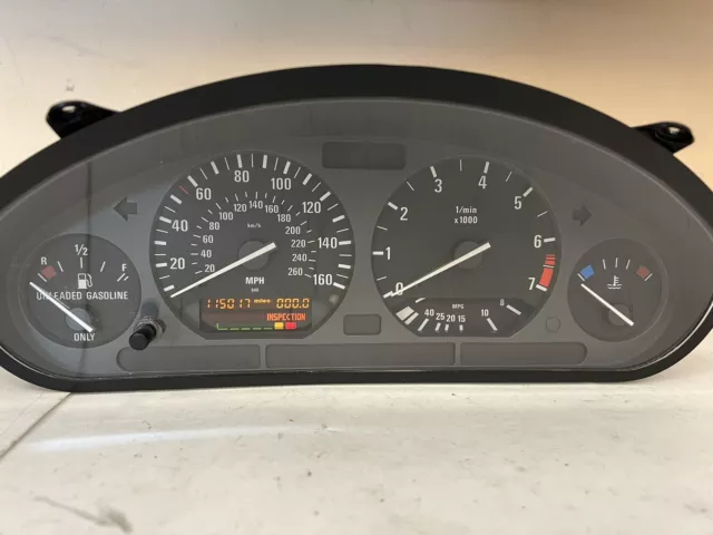 92-95 BMW 325iC e36  SPEEDOMETER INSTRUMENT CLUSTER  115k Miles  8361216