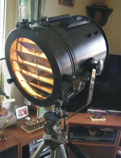 Marine Morselampe Design Lampe Film Signal Scheinwerfer Repro mit Metall Stativ 3