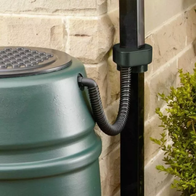 Harcostar Universal Rain Diverter Kit Fits Round and Square Downpipes (Green)