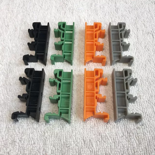 2Pcs PCB 25mm DIN Rail Mounting Adapter Circuit Board Holder Clips Control Board