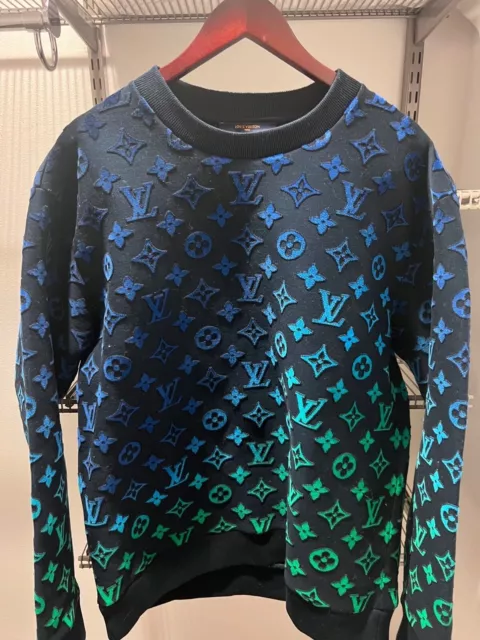 LOUIS VUITTON VIRGIL Abloh Monogram Gradient Sweatshirt Very Rare Sold Out  XXL $1,250.00 - PicClick