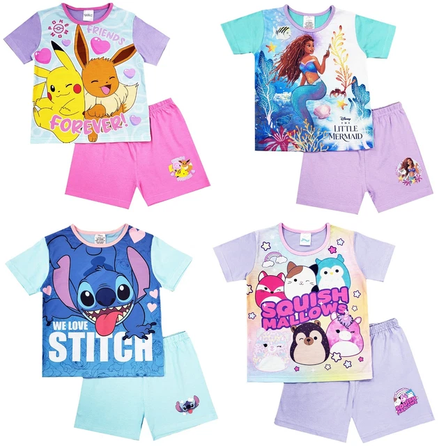 Squishmallows Schlafanzug Für Mädchen - Pyjama Set Mit Fifi Und Lola Motiv