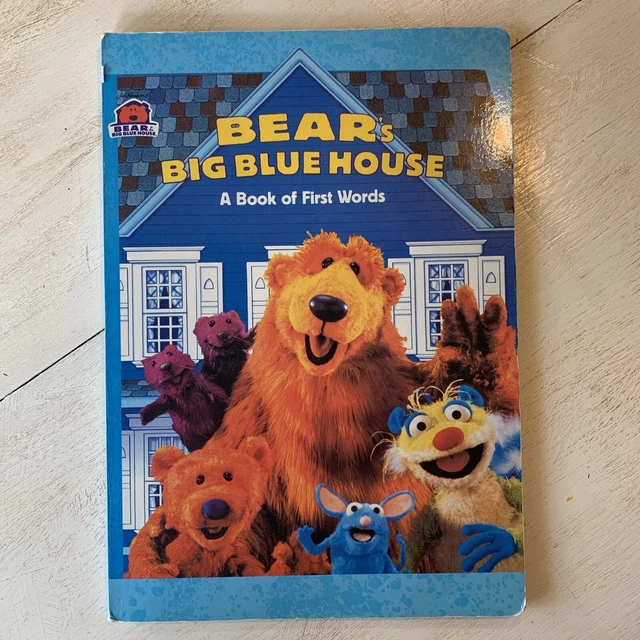 BEAR’S BIG BLUE House Book of First Words Oversized HC Jim Henson Rare ...