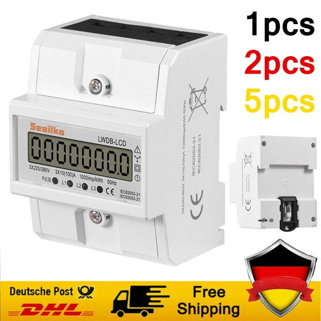 Rulli Contatore CA Contatore Di Corrente MID M21 CALIBRATO 45A Con S0 - Foto 9