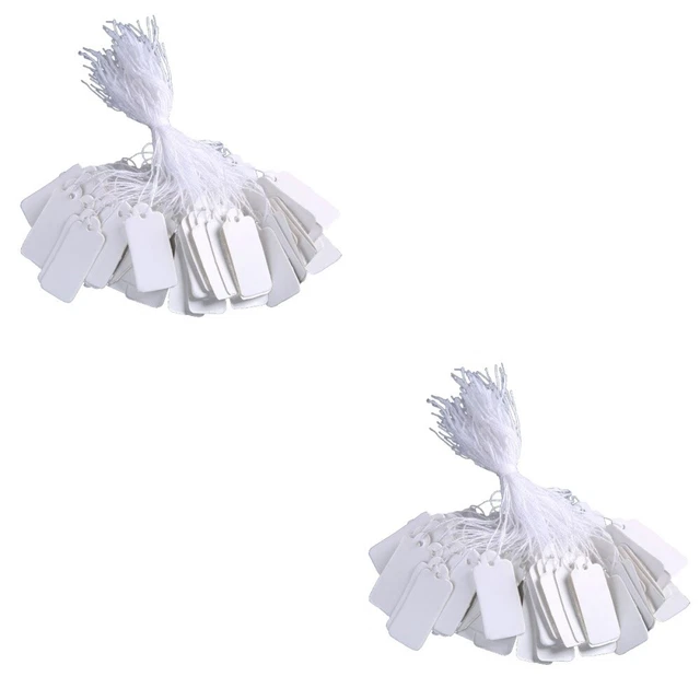 1000 Pcs White Marking Tag Kraft Tags Labels Clothes Handwriting
