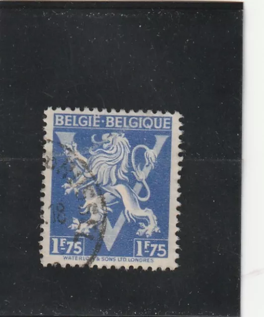 L6156 BELGIQUE timbre Y&T N° 683A de 1945 " Libération " Oblitéré