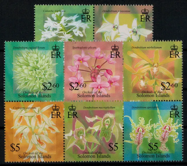 Salomoninseln; Orchideen 2004 kpl. **  (10,50)