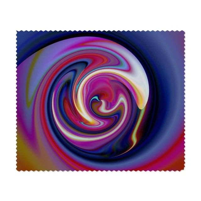 2 x 'Motif Abstrait' Chiffons de nettoyage pour lentilles (LC00004868)