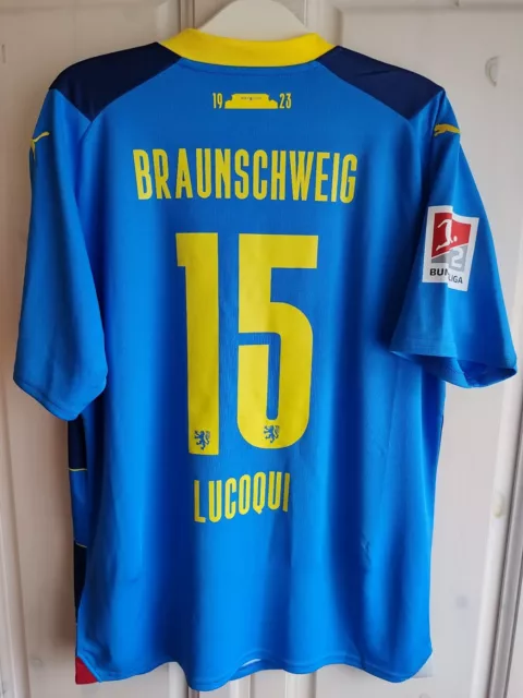 Puma BTSV Eintracht Braunschweig Auswärts Trikot 2023/24 Lucoqui #15 Gr. L BNWT