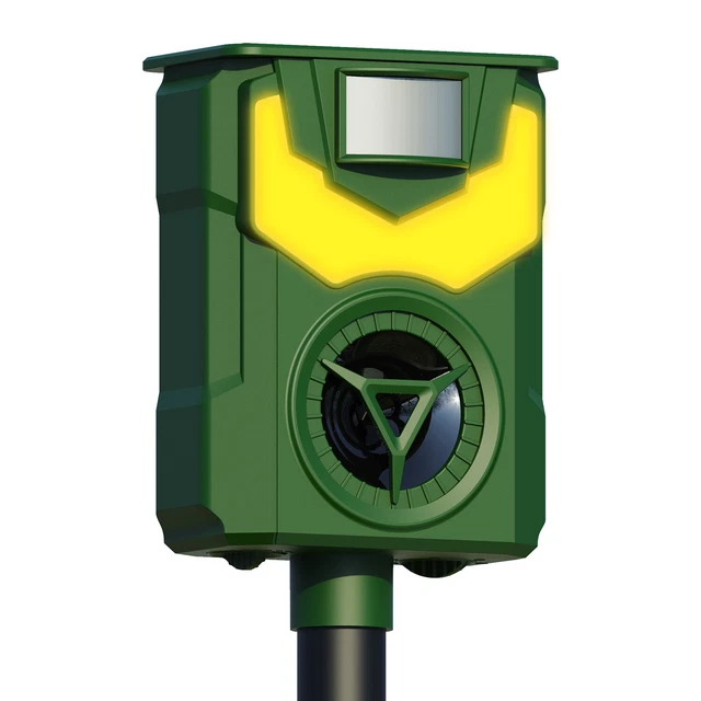 Yard Ultrasonic Animal Repeller Solar For Pests Rats Bird Squirrel Rat Deter