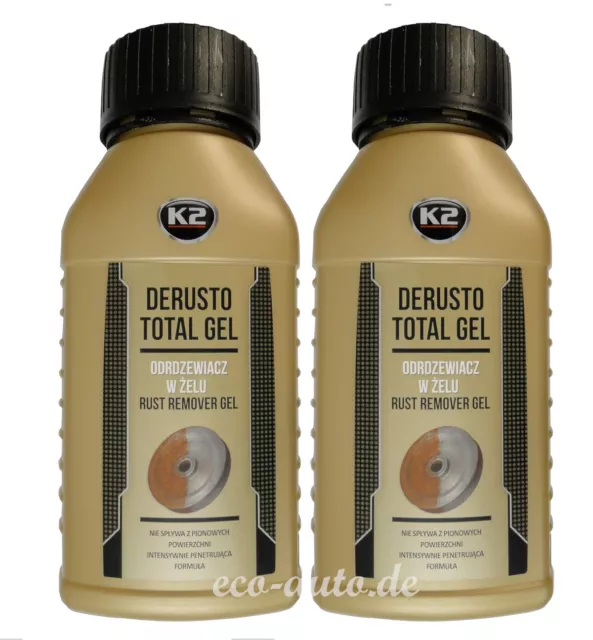 2 x Rostlöser Rostentferner Rost Löser Entferner DERUSTO TOTAL GEL - 250ml