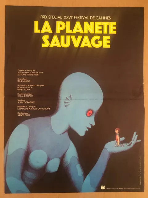 Fantastic Planet PLANETE SAUVAGE  1973 French Petite Poster 20.5x15