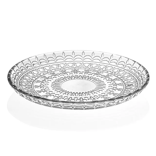 Elegant and Modern Crystal Plates for Parties and Events - Bowls, 8.5", Set of 4