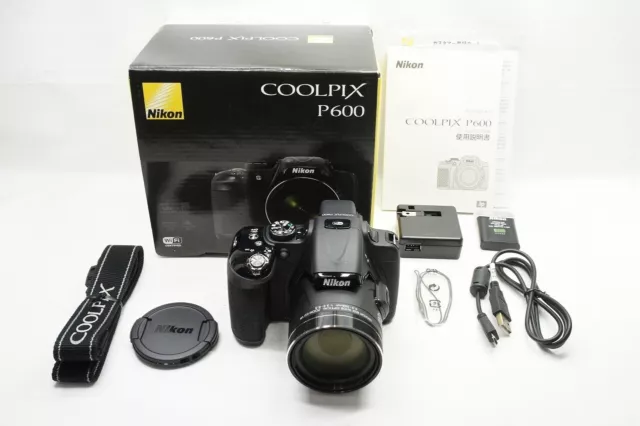 "MINT" Nikon COOLPIX P600 16.1MP Digital Camera with Box #231118t