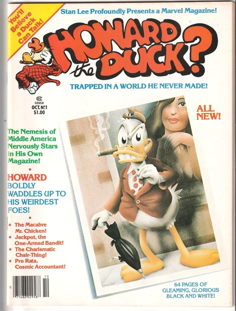 Howard The Duck Magazine # 1 Marvel Comics Michael Golden Gene Colan Fun!
