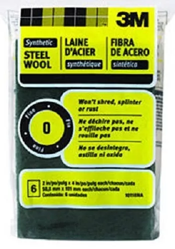 3M #0 Fine, Synthetic Steel Wool Pads