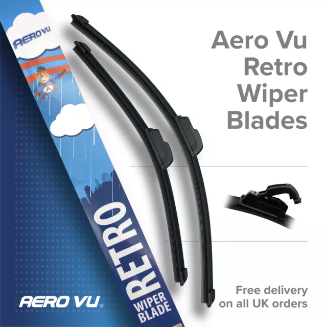 For Toyota RAV4 MK3 24/16" Front Aero VU Flat Wiper Blades Set BRAND NEW 2pcs