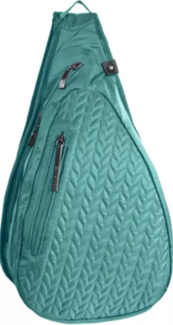 Sherpani Esprit Le Sling Backpack RFID Anti Theft Quilted Crossbody Bag Teal