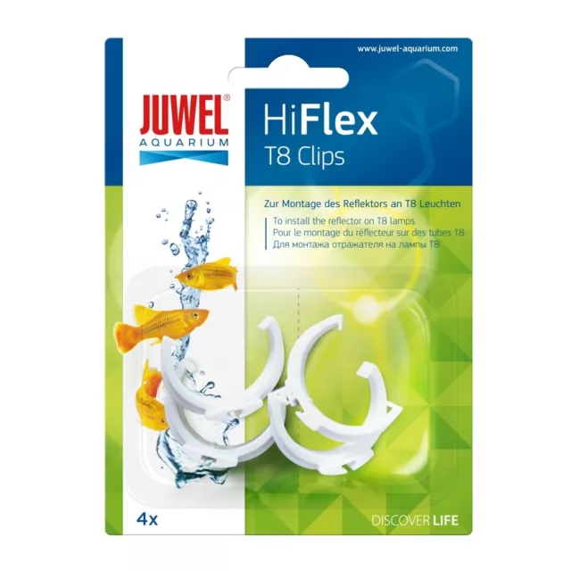 Clips Reflecteurs T8 Hiflex Juwel 26Mm