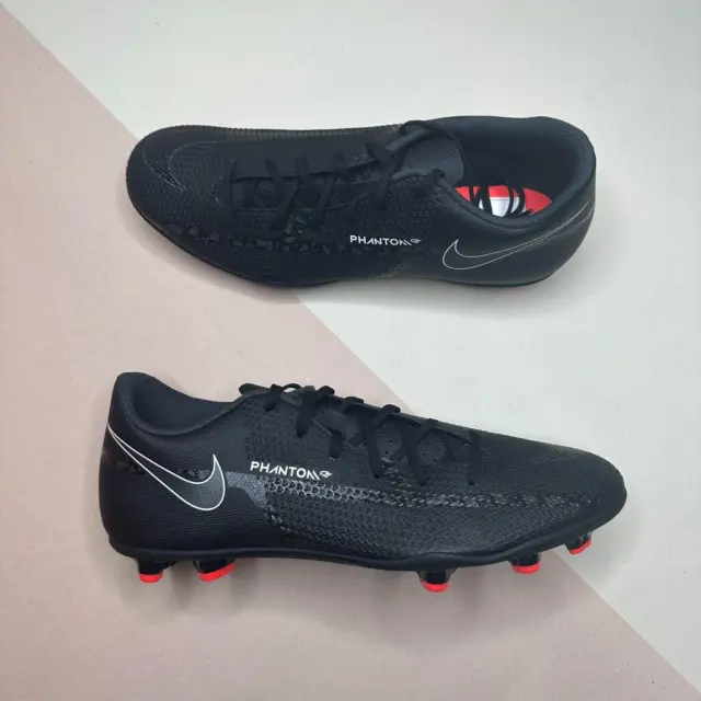 Nike Phantom GT2 Club FG/MG Black Football Boots UK 9 EU 44 US 10 DA5640 001