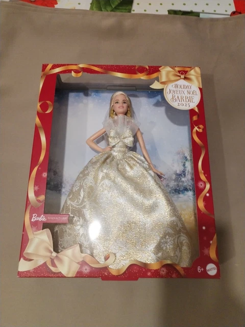 Poupée Mattel Poupée Barbie Joyeux Noël Blonde